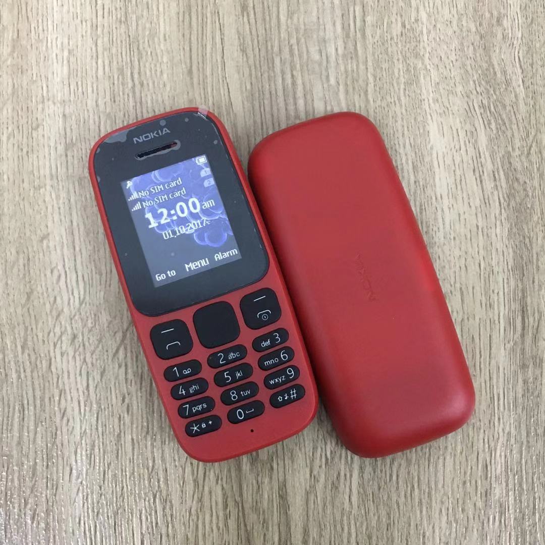 (Red)NOKIA 105 DS(2017) 95% NEW IMPORT REFURBISHED(Ready Stock)